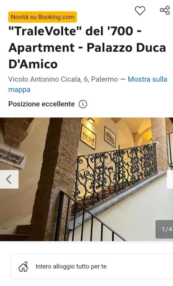 Cortile Dei Mori Apartamento Palermo Exterior foto